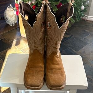 Durango Brown Western Heeled Boots